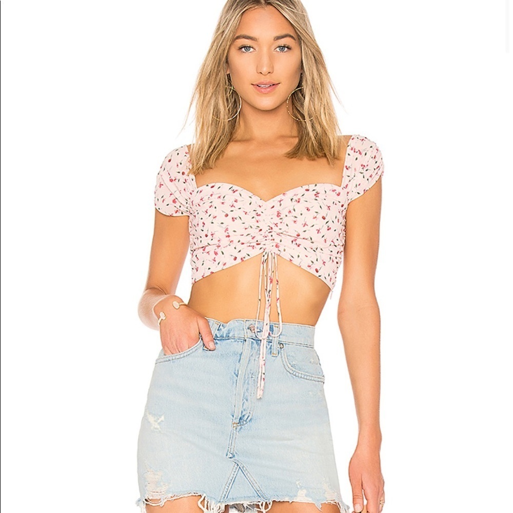 L’Academie Amelia Crop Top